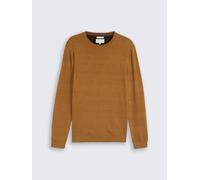 Tom Tailor BASIC CREWNECK KNIT XL 1039805-32718 dark Camel Melange (937929) Braun XL