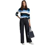 Tom Tailor Strickpullover „Otto“ Damen Rundhals Gestreift 60%Baumw./40%Viskose Größe M (38)