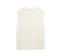 Tom Tailor - Pullunder mit Lochmuster whisper white - Gr. - S