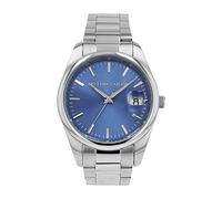 Tom Tailor Armbanduhr mit Metallband für Herren, Silber, wasserdichte 5 bar, Geschenkidee, kommt in Uhren Geschenkbox, 2100627