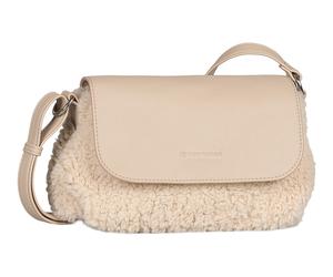 TOM TAILOR Quinn Flap Bag No Zip S Beige
