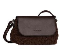 TOM TAILOR Quinn Flap Bag No Zip S Dark Brown