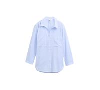 Tom Tailor - Regular Fit Bluse mit Streifenmuster blue white dobby stripe - Gr. - 38