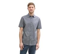 Tom Tailor Regular Fit Hemd mit Karomuster, Mystical Blue Lime Check, XL