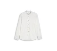 Tom Tailor - Regular Fit Hemd mit Leinenanteil white - Gr. - XL