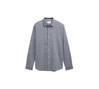 Tom Tailor - Regular Fit Hemd mit Struktur navy white structure - Gr. - XL