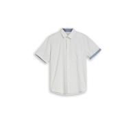 Tom Tailor - Regular Fit Kurzarmhemd aus Baumwolle gardenia white dot structure - Gr. - L