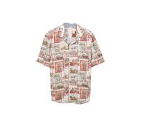 Tom Tailor - Regular Fit Kurzarmhemd im Hawaii-Look multi color photo design - Gr. - XL