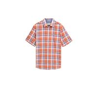 checked slubyarn shirt L