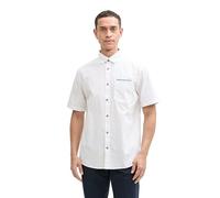 TOM TAILOR Regular Fit Kurzarmhemd mit Karomuster, Indigo Mint Green Check, M