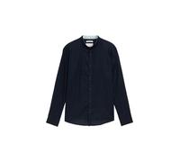 Tom Tailor - Regular Fit Hemd mit Leinenanteil sky captain blue - Gr. - XXXL