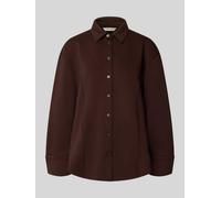 Tom Tailor Regular Fit Longblazer aus Viskosemix in Dunkelbraun, Größe S