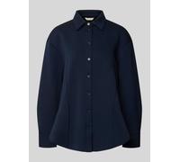Tom Tailor Regular Fit Longblazer aus Viskosemix in Marine, Größe M