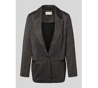 Tom Tailor Regular Fit Longblazer mit Baumwoll-Anteil in Anthrazit, Größe S