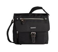 TOM TAILOR Rina Damen Überschlagtasche Umhängetasche Klein Schwarz