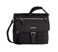 TOM TAILOR Rina Damen Überschlagtasche Umhängetasche Klein Schwarz
