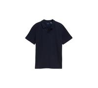 Tom Tailor Regular Fit Ripp Poloshirt mit Stretch-Anteil in Marine, Größe XL