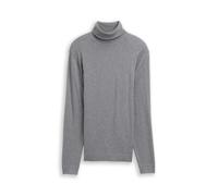Tom Tailor - Rollkragenpullover mit Kaschmir-Anteil classic dark grey melange - Gr. - XL