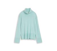 Tom Tailor - Rollkragenpullover mit Kaschmir-Anteil dusty light green melange - Gr. - L