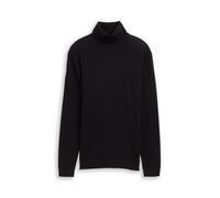Tom Tailor Rollkragenpullover mit Kaschmir-Anteil Schwarz XXL