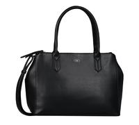 TOM TAILOR Roma Damen Shopper Umhängetasche Reißverschluss Mittelgroß Schwarz