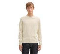 Pullover mit Rundhalsausschnitt aus reiner Baumwolle XXL men Beige