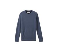 Tom Tailor Rundhalspullover Structured Knit blau Blau S