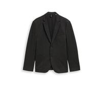 Tom Tailor Herren 1047273 Regular Fit Piqué Blazer, 30299 - Black Dark Melange, 52 EU