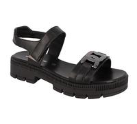 TOM TAILOR Sandaletten für Damen, Farbe:schwarz, Größe:42