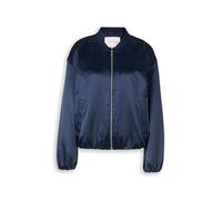 Tom Tailor - Satin Blouson Jacke mit Bomberkragen sky captain blue - Gr. - L