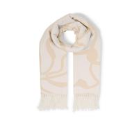 Tom Tailor - Schal mit Blumenmuster big abstract off white flower - Gr. - OS