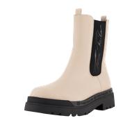 Tom Tailor Schlupf/Reißverschlussstiefelette Kaltfutter für Damen, beige, Größe 40 EU