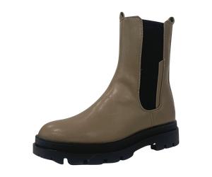 Tom Tailor Schlupf/Reißverschlussstiefelette Kaltfutter für Damen, beige, Größe 42 EU