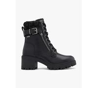 TOM TAILOR Schnürboots Schwarz, Damen, Größe: 40, Material: PU/Textil