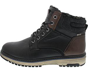 Tom Tailor Schnürstiefel Schwarz - Schwarz / 45