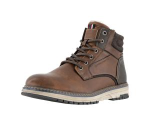 Tom Tailor Schnürstiefeletten für Herren, braun, Größe 43 EU