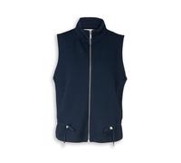 Tom Tailor - Scuba Sweatweste mit Stehkragen sky captain blue - Gr. - M