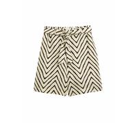 Tom Tailor Damen 1046506 Bermuda Shorts, 38058 - Natural Zig Zag Design, 42 EU