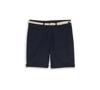 Tom Tailor - Chino Bermuda Shorts mit Gürtel sky captain blue - Gr. - 46