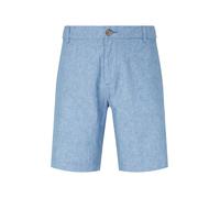 Tom Tailor - Shorts mit Leinen helsinki night blue chambray - Gr. - 38