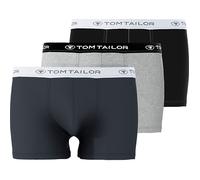 Tom Tailor Single-Jersey Herren-Pants im 3er-Pack 4 anthrazit/schwarz/hellgrau meliert