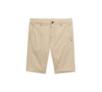 Tom Tailor - Slim Chino Shorts beige triangle print - Gr. - 30