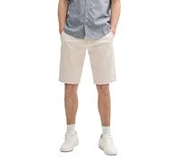 Tom Tailor TRAVELER SLIM CHINO SHORTS 40 W 37142 White Beige zig zag structure (881242) Beige W 40
