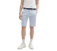 TOM TAILOR Slim Chino Shorts, Olive Triangle Print, 38