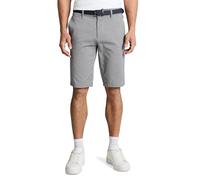 Tom Tailor - TTSLIM Chino Shorts mit Gürtel white navy zig zag structure - Gr. - 36