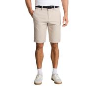 Tom Tailor 1049729 Chino Shorts 38 Beige Zig Zag Structure