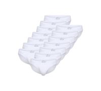 TOM TAILOR Herren Slips, 14er Pack - Mini-Slip, Briefs, Pure Cotton, Jersey, uni Weiß XL