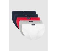 TOM TAILOR Herren Slip, 5er Pack - Mini Slip, Basic, einfarbig Blau/Weiß/Rot S