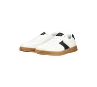 Sneaker TOM TAILOR "Tom Tailor Sneaker Lederimitat", Herren, Gr. 41, schwarz, weiß, Lederimitat, Schuhe Sneaker (73650260-41) schwarz, weiß