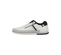 Sneaker TOM TAILOR "Tom Tailor Sneaker Lederimitat/Textil", Herren, Gr. 41, weiß, Lederimitat, Textil, Schuhe Sneaker (38798228-41) weiß